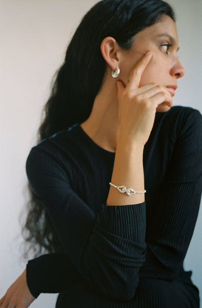 Annika Inez☆Ample large claspシルバーブレスレット maimoun-annika-inez-necklace-