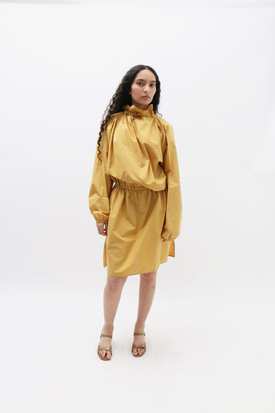 Baserange ~ Yellow Air Dress | MAIMOUN