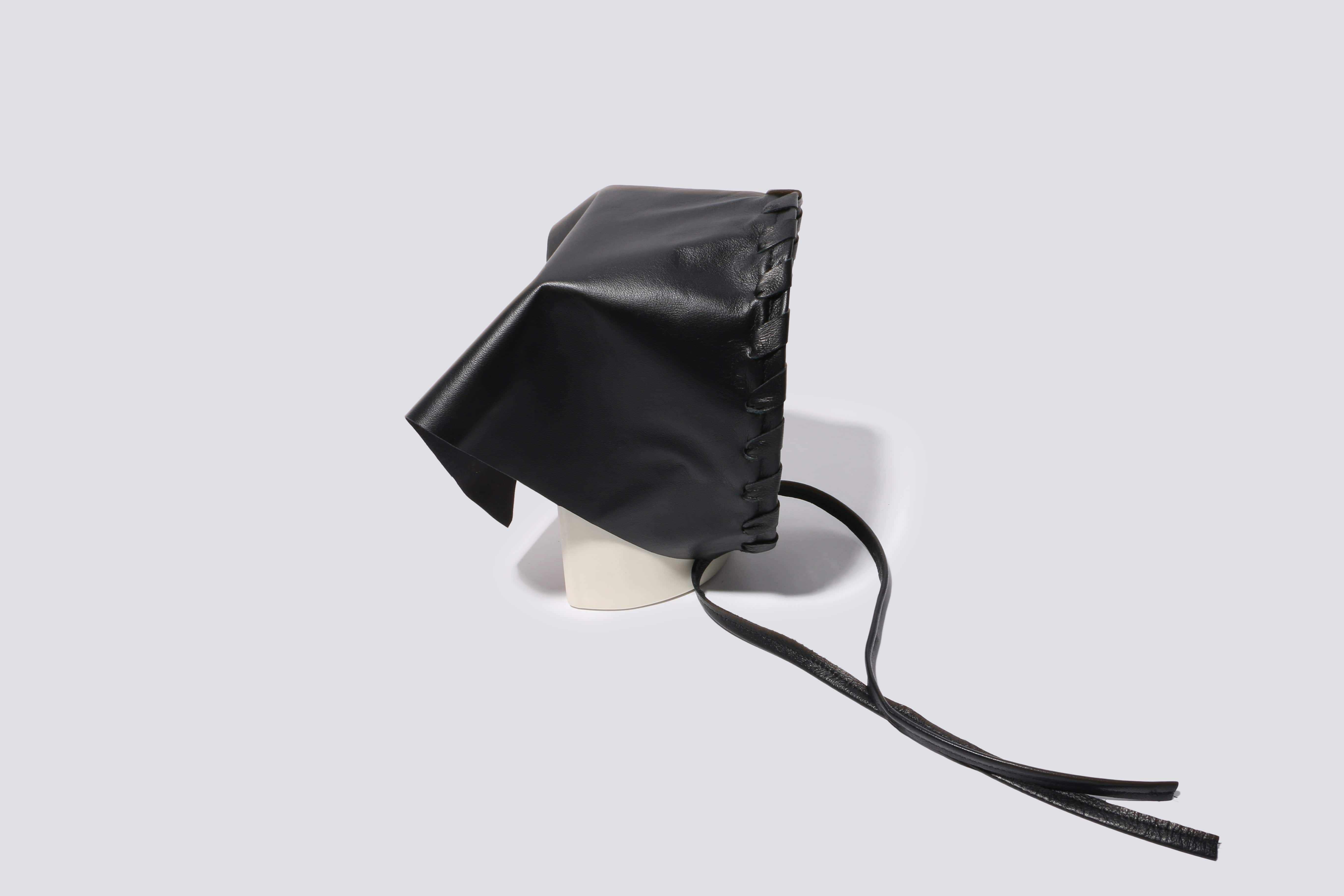 Maimoun Clyde Black Lambskin Handkerchief