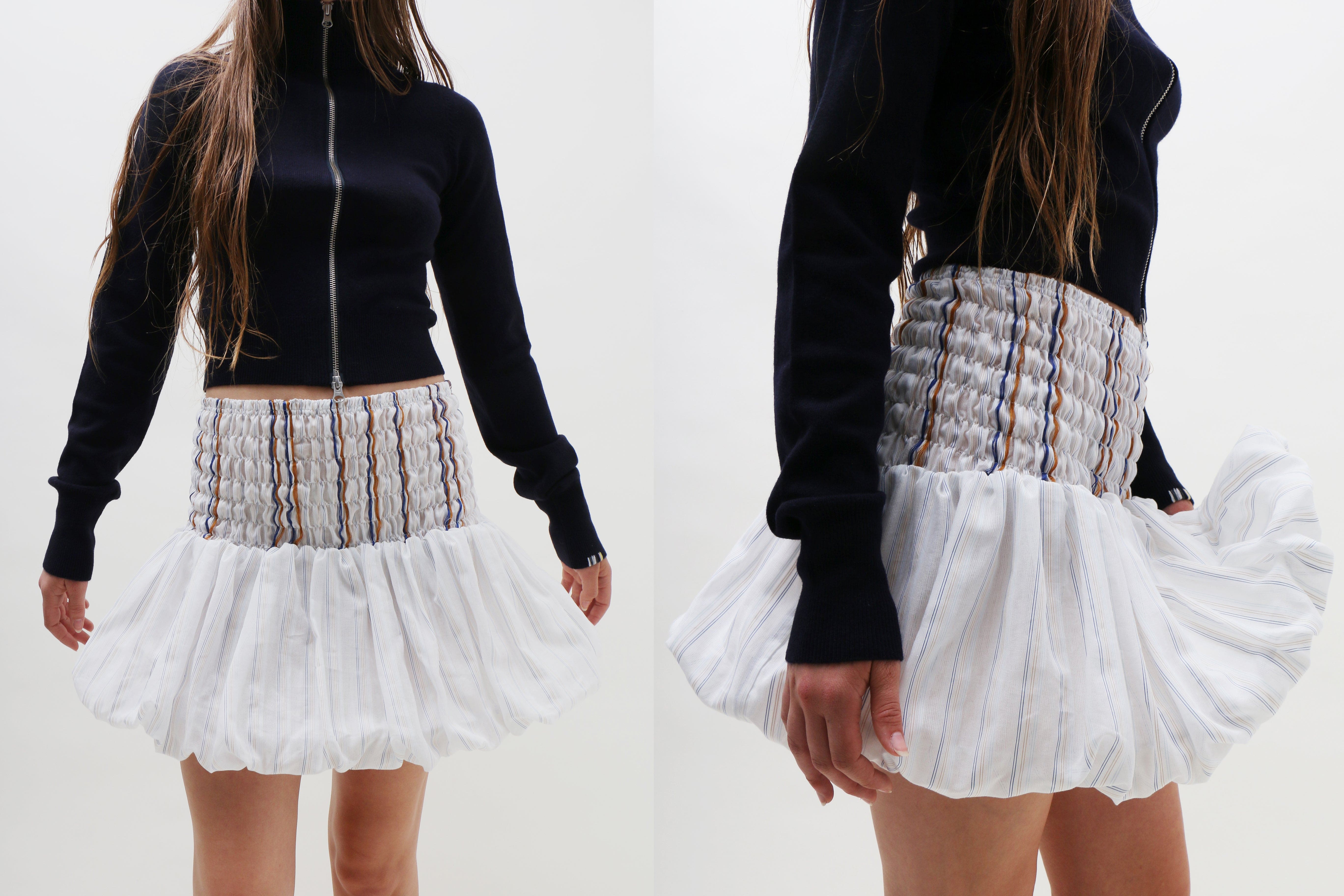 Maimoun Constanca Entrudo Ruched Mini Skirt