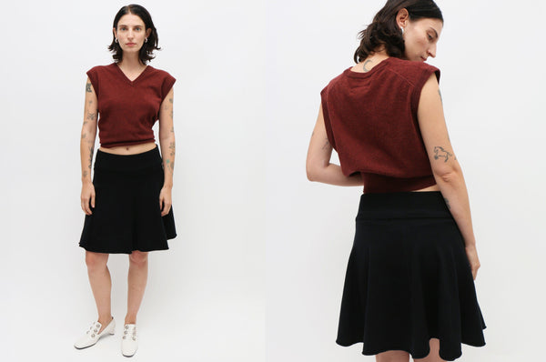 Extreme Cashmere ~ Raven N°379 Girl Skirt | MAIMOUN