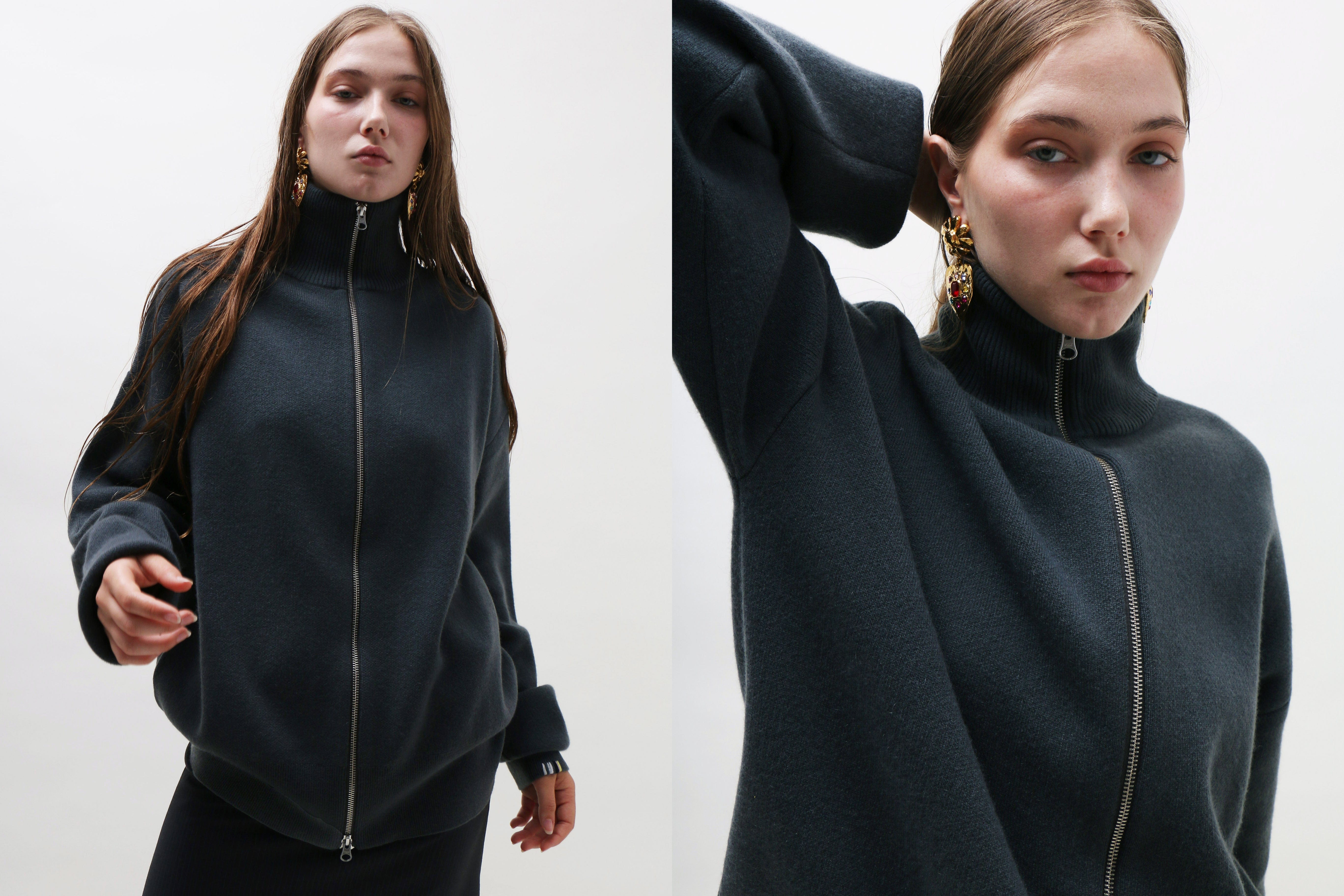 Maimoun Extreme Cashmere Lake n°319 Xtra Out Cardigan