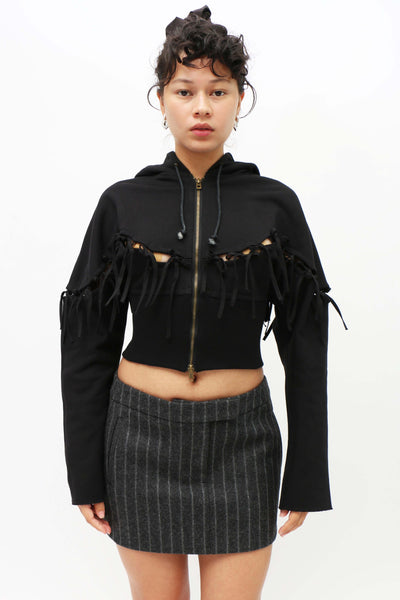 専門店では ~ Glumkimberly Black MAIMOUN | Hoodie Tie Bow ジャケット・アウター
