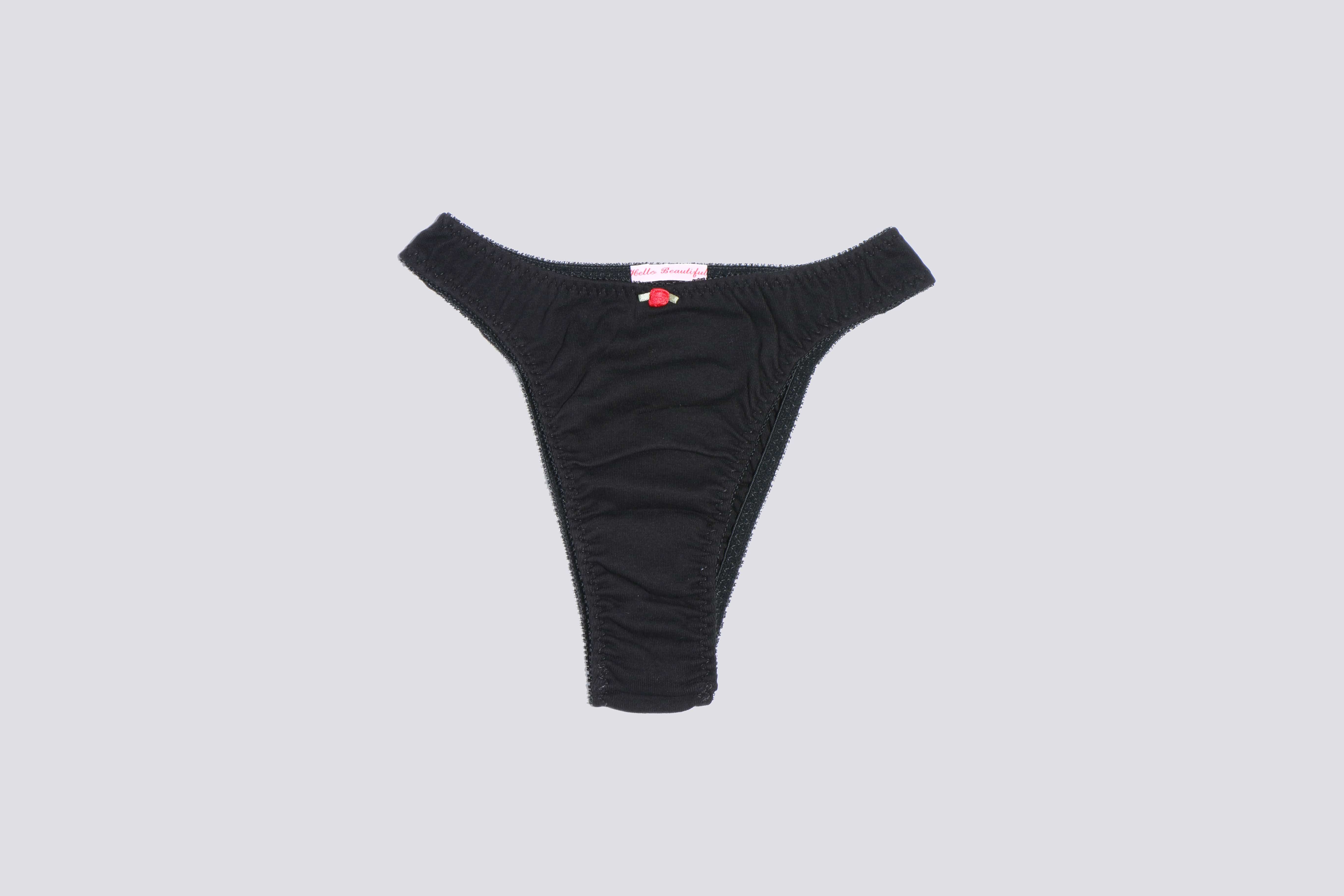 Maimoun Hello Beautiful Black Signature Panty