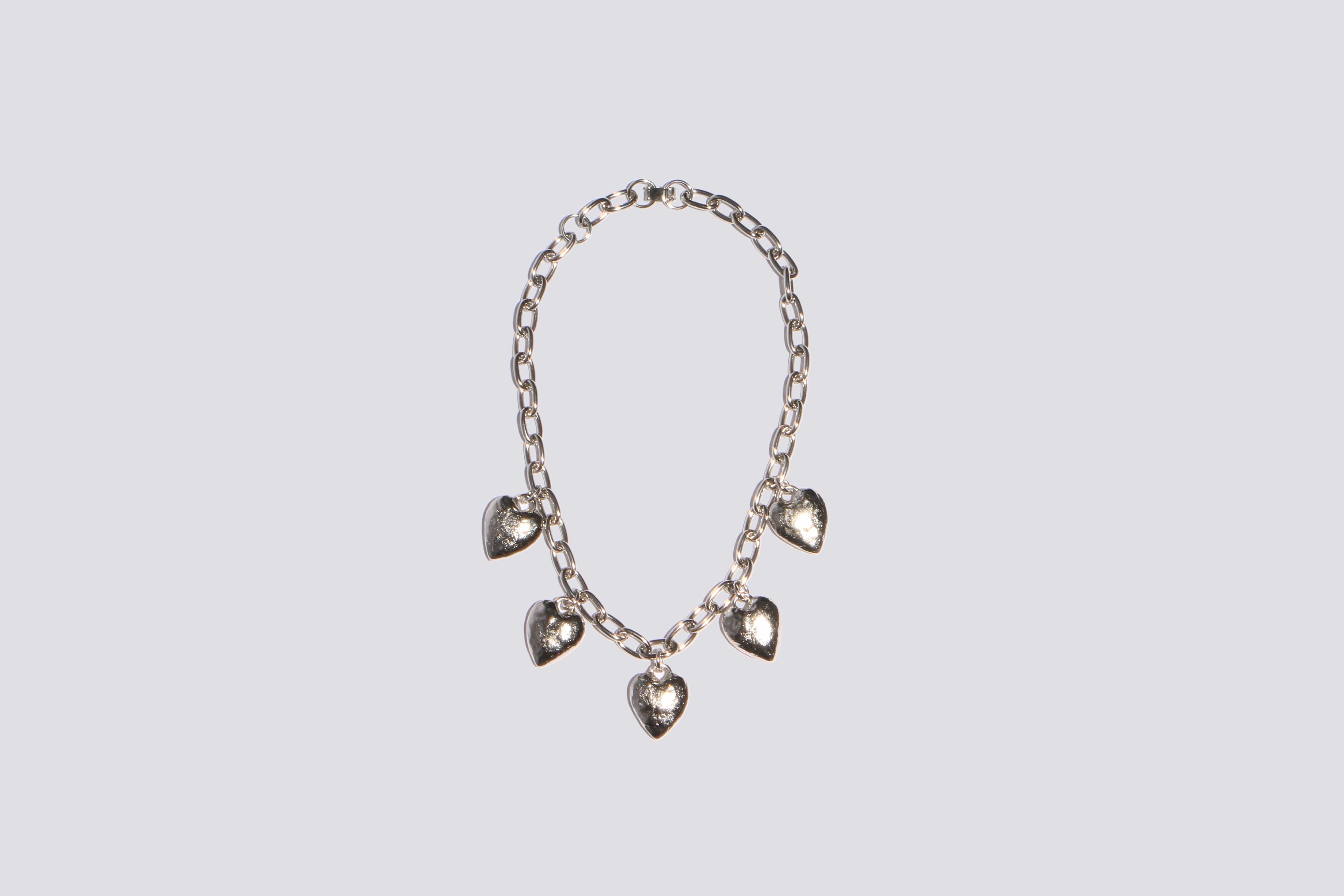 Maimoun Mondo Mondo Silver Heartburn Necklace