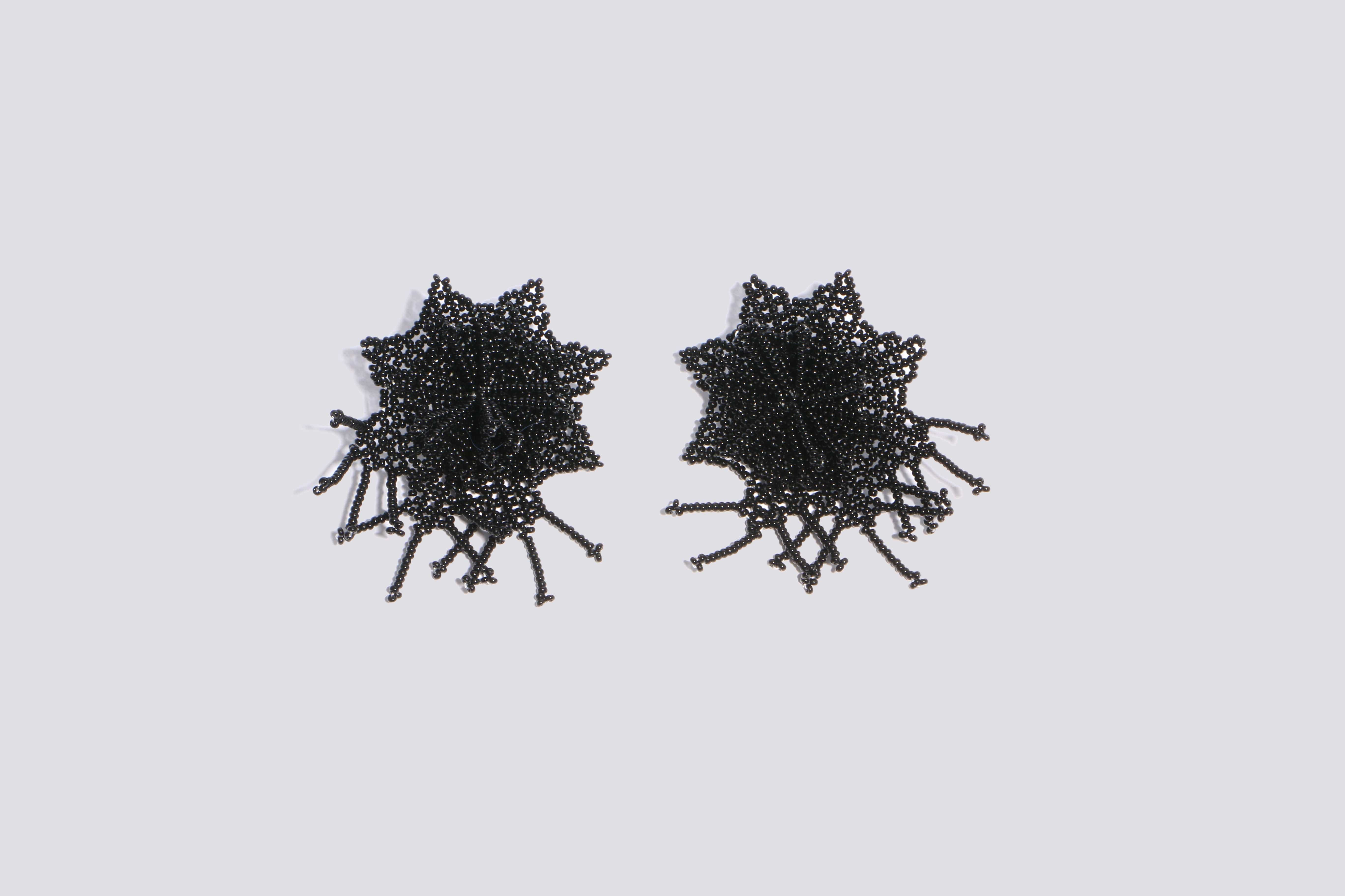 Maimoun Mozhdeh Matin Beaded Flower Earrings