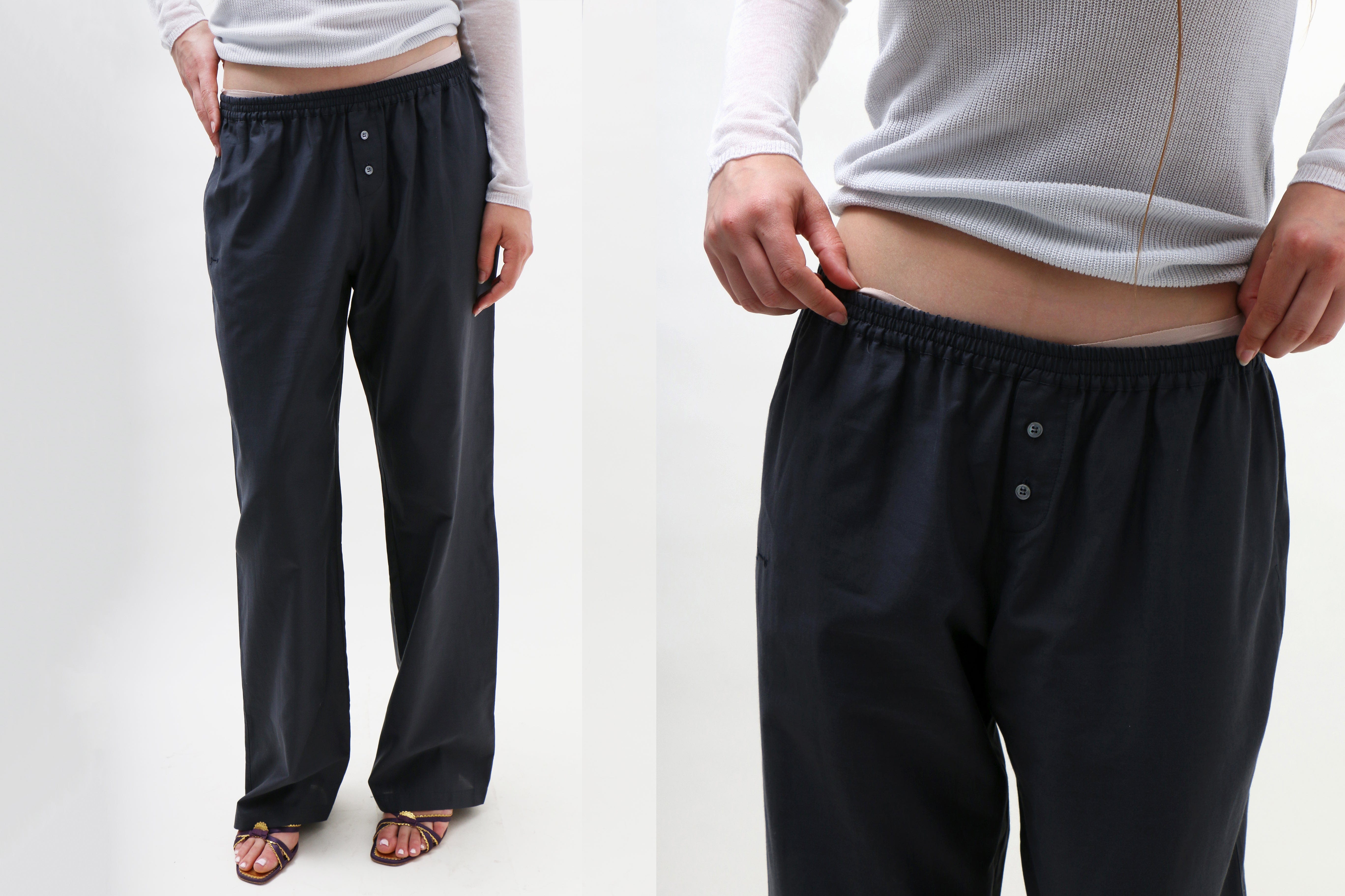 Maimoun Paloma Wool Dark Gray Limone Pants