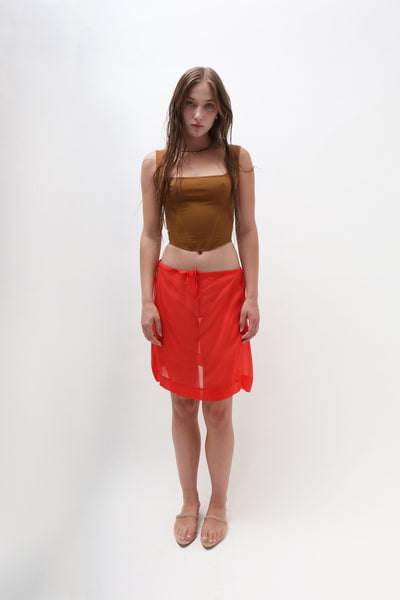 【関税込み】Paloma Wool レッド Milevo ミニスカート maimoun-paloma-wool-bottom-red