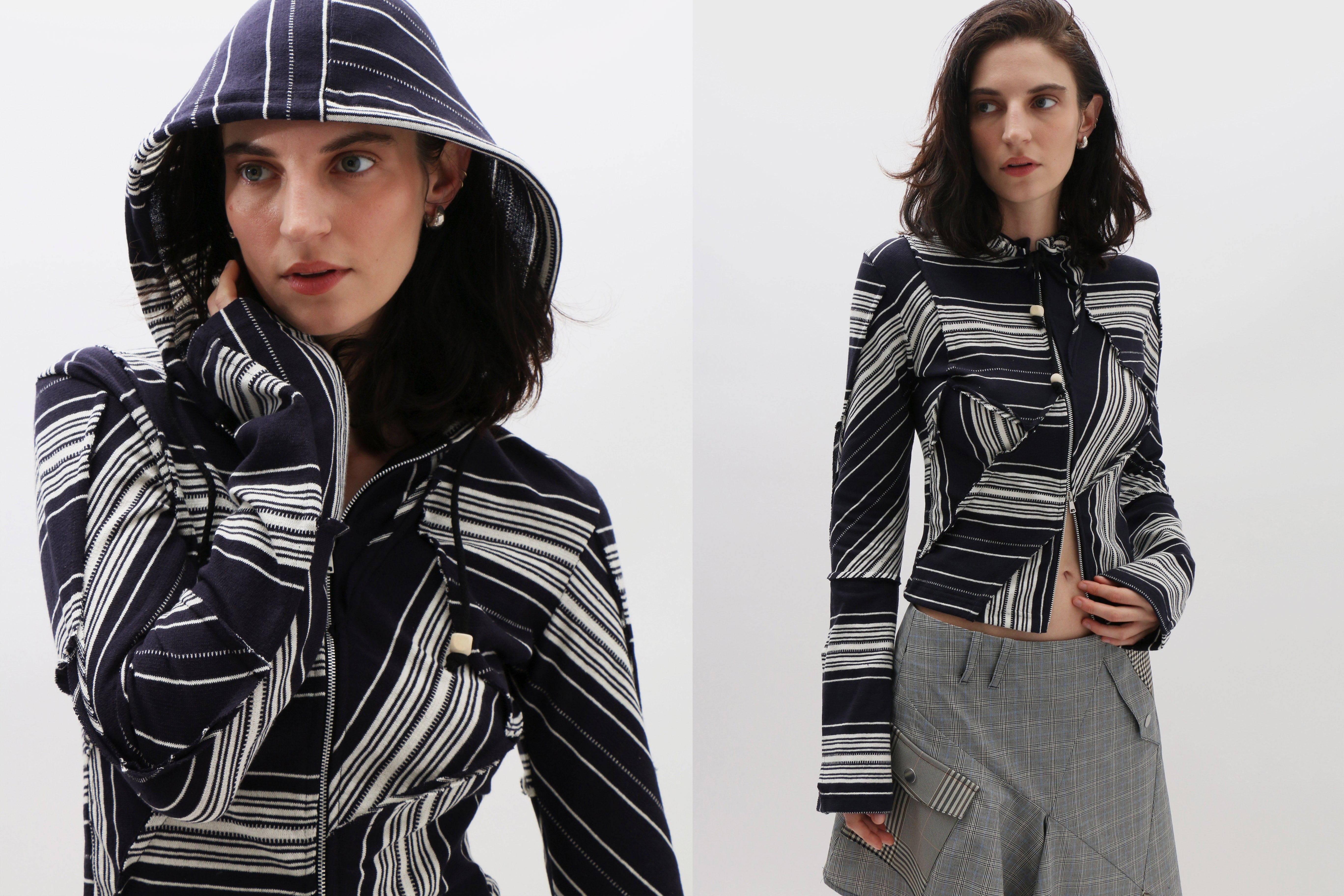 Maimoun Rave Review Stripe Devon Hoodie