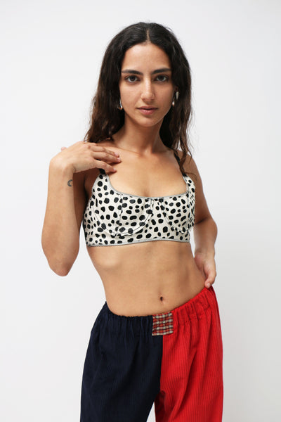 Talia Byre ~ Pony Leather Bra | MAIMOUN