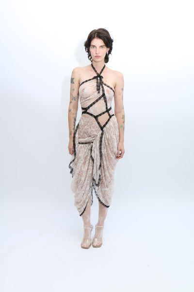 EDIT.FOR LULU 【YUHAN WANG】lace top Yuhan Wang ~ Lace Draped Top | MAIMOUN