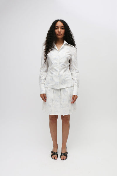 Yuhan Wang ~ Animal Print Blouse | MAIMOUN