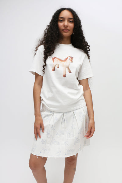 Yuhan Wang Ceramic Pony Top in White | REVOLVE