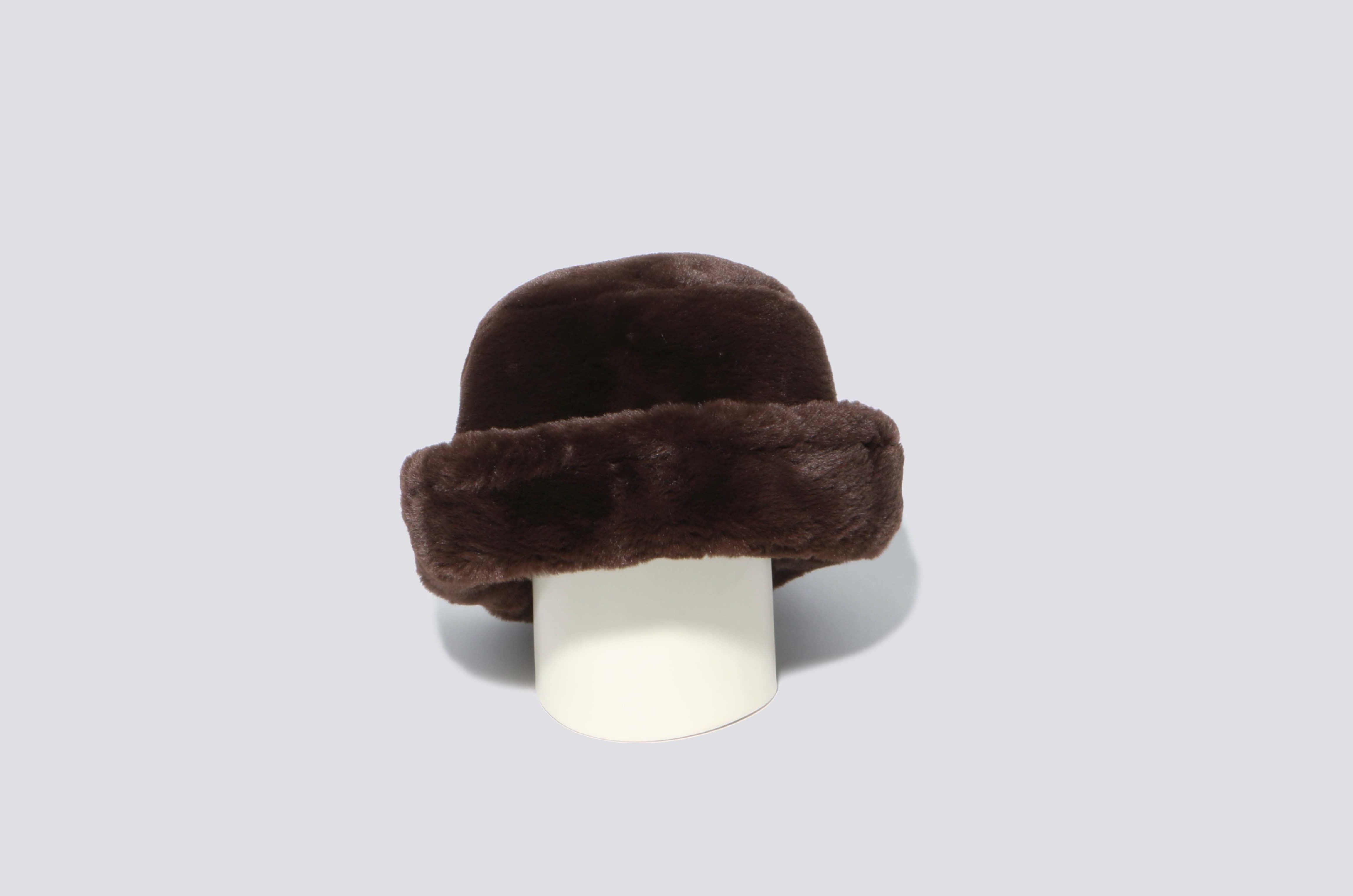 Maimoun Clyde Mink Faux Fur Bucket Hat
