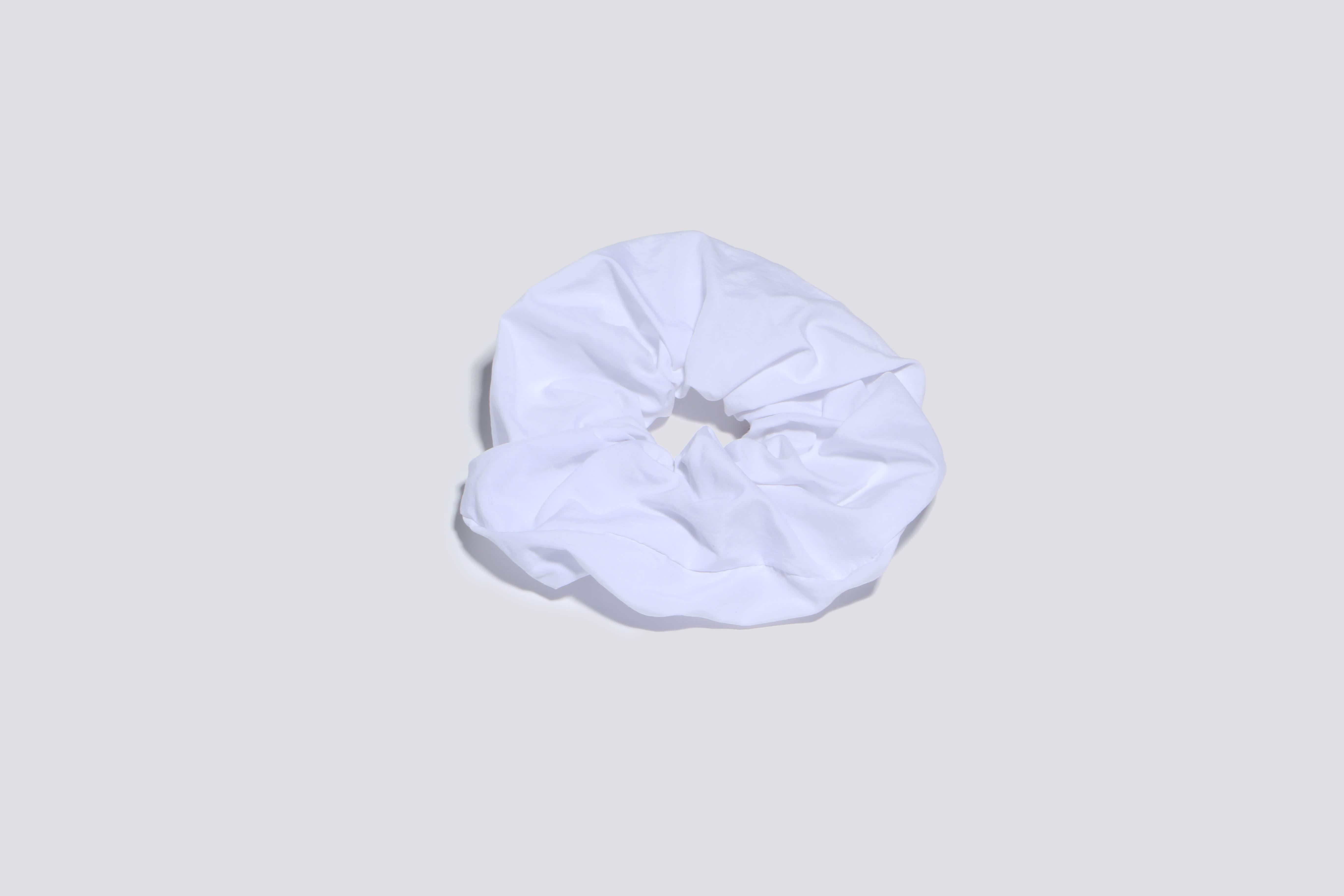 Maimoun Coming of Age White Oversized Scrunchie