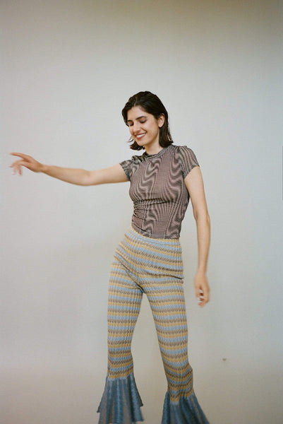 Purl Flare Pant