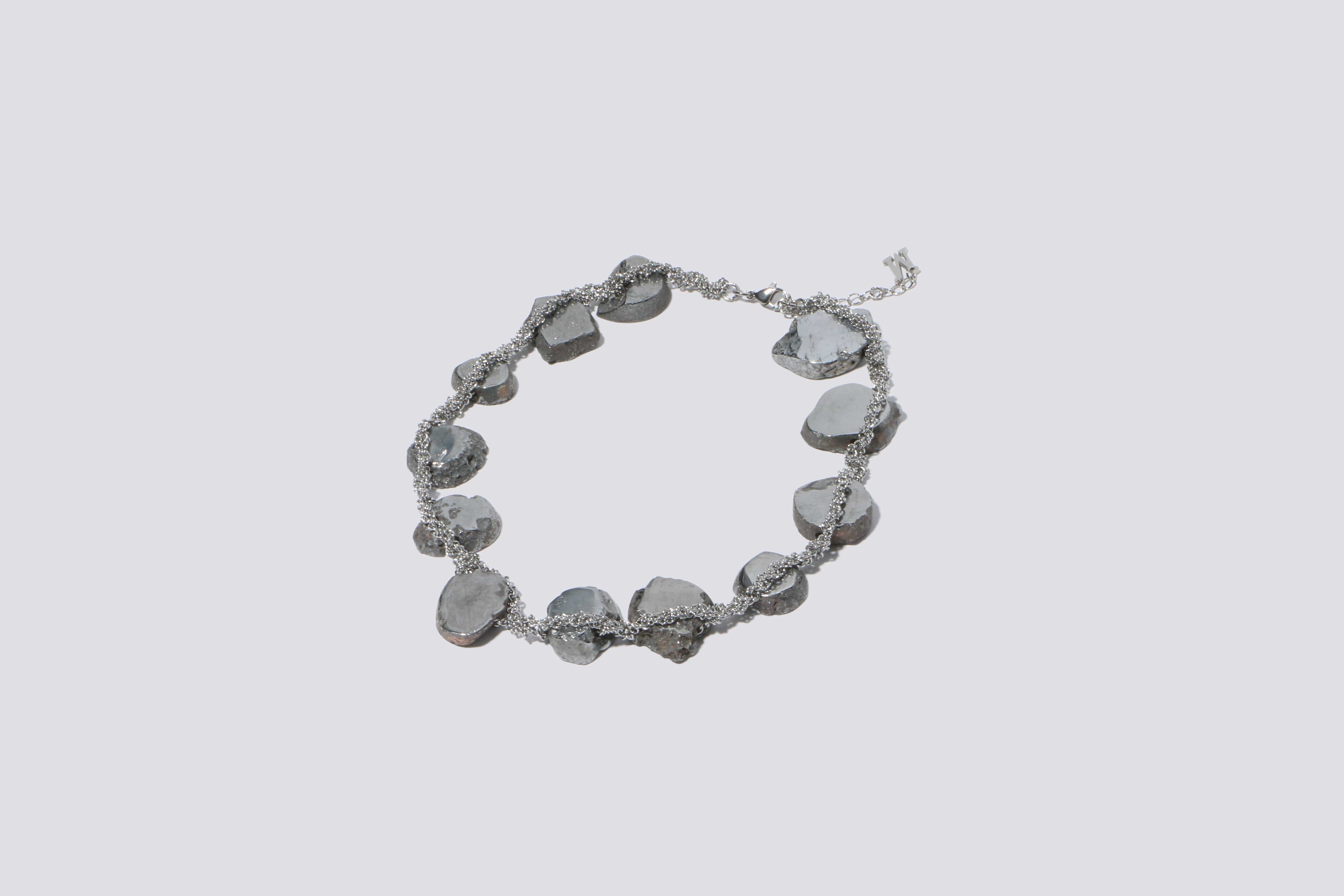 Maimoun Marland Backus Silver Agate Necklace