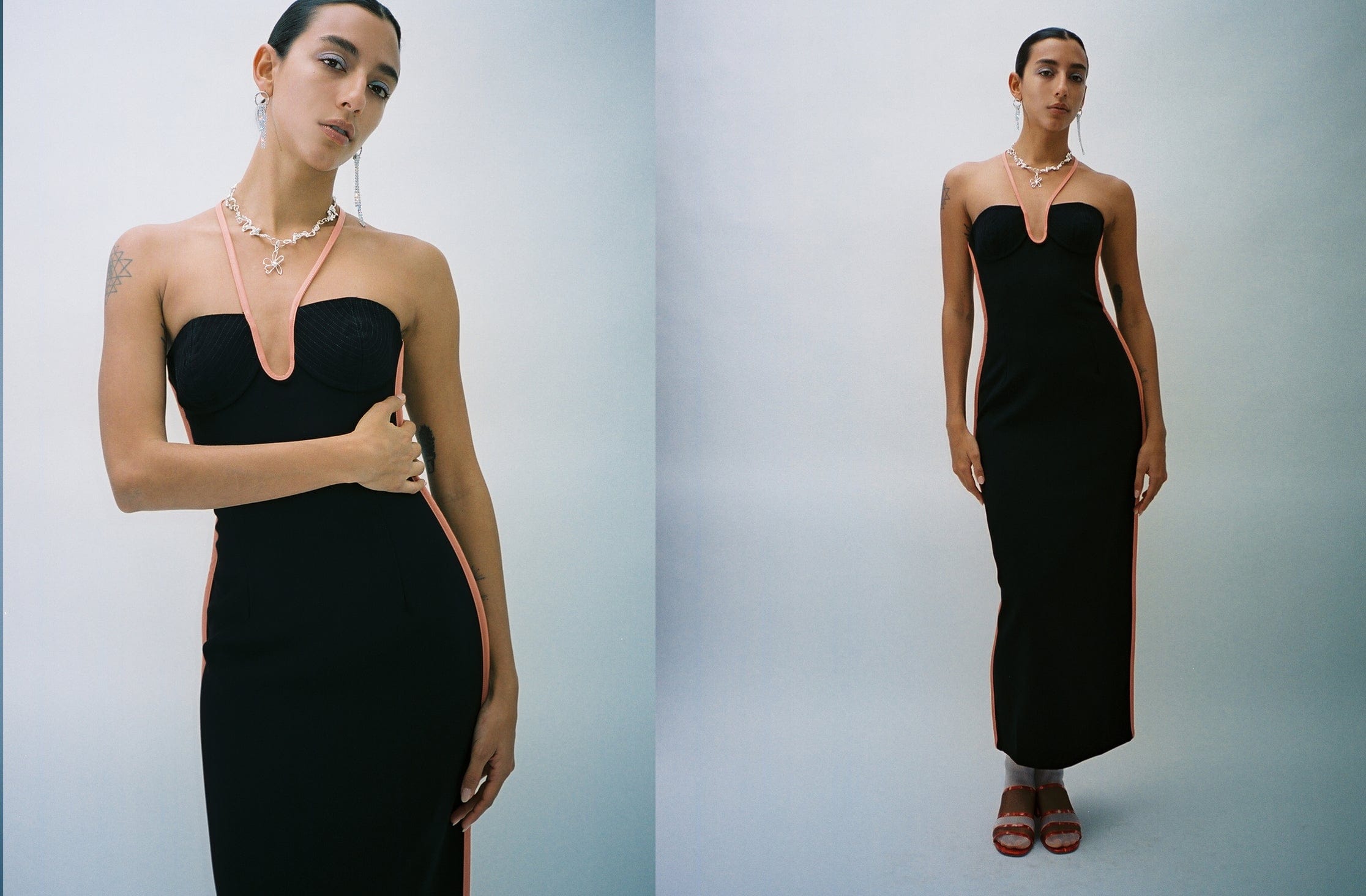Maimoun Paris Georgia Black Nassia Dress