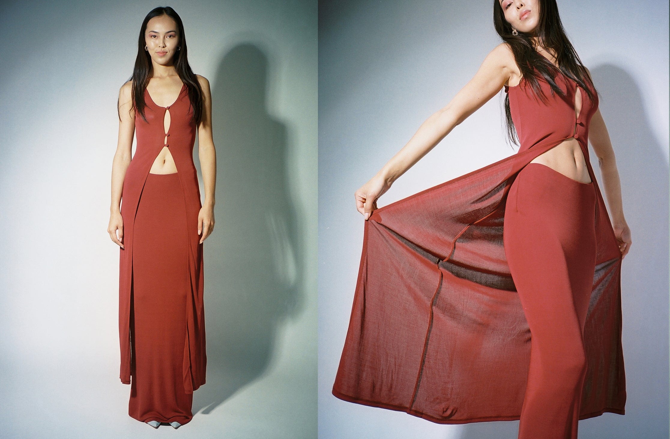 Maimoun Paris Georgia Crimson Over Singlet