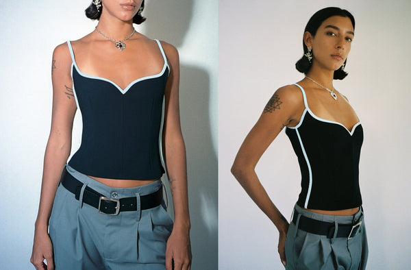 Paris Georgia ~ Heart Singlet | MAIMOUN