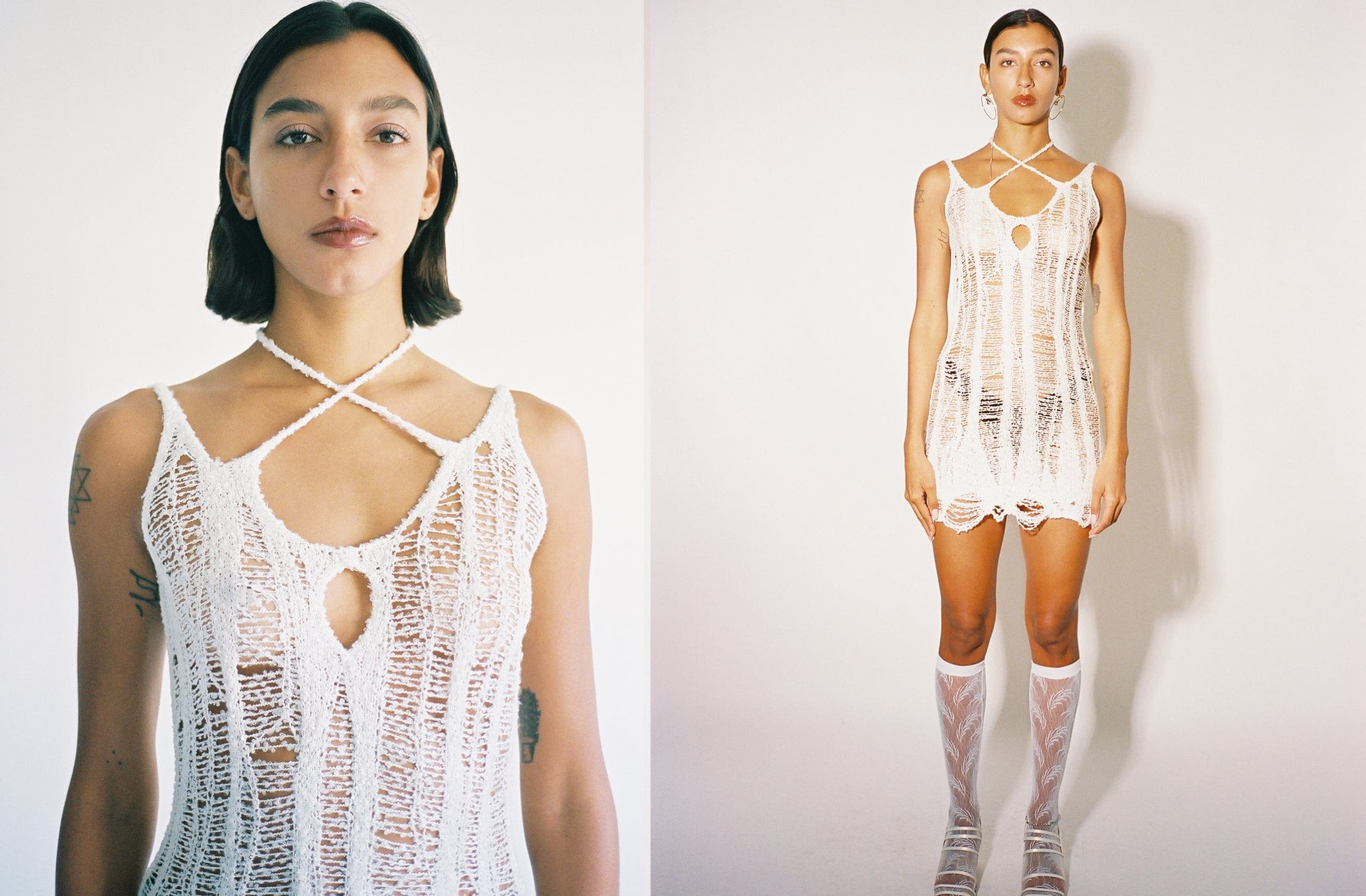 Maimoun RUI Vapor Silk Mini Dress
