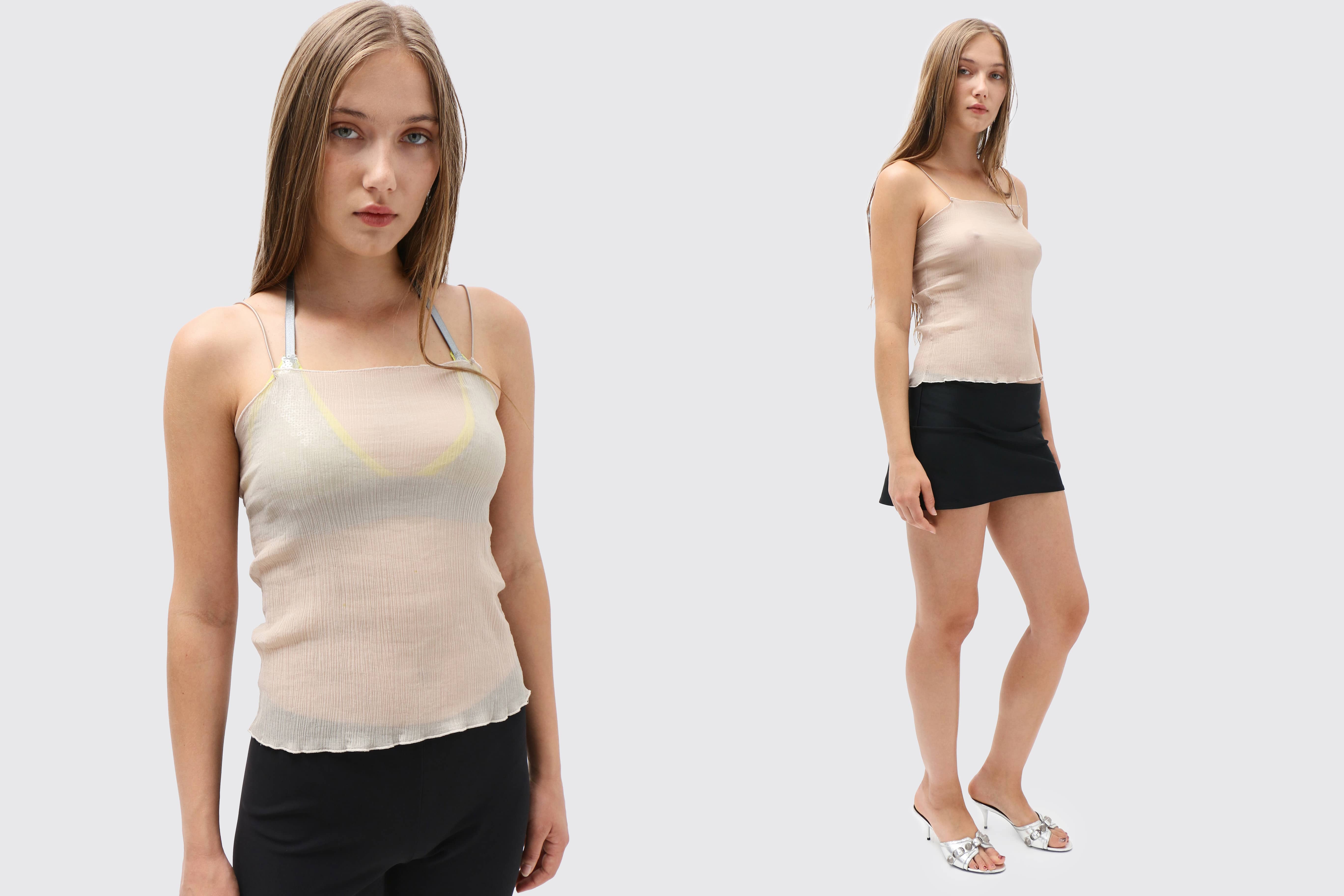 Beige Sti Top