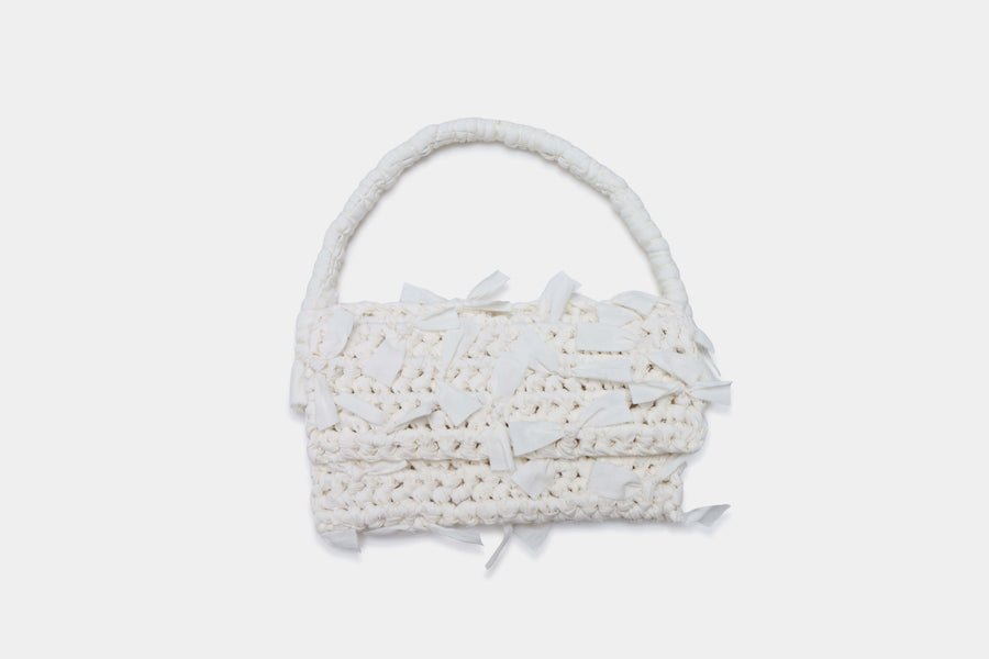 Maimoun Andrea Dyrstad Creme Knot Bag
