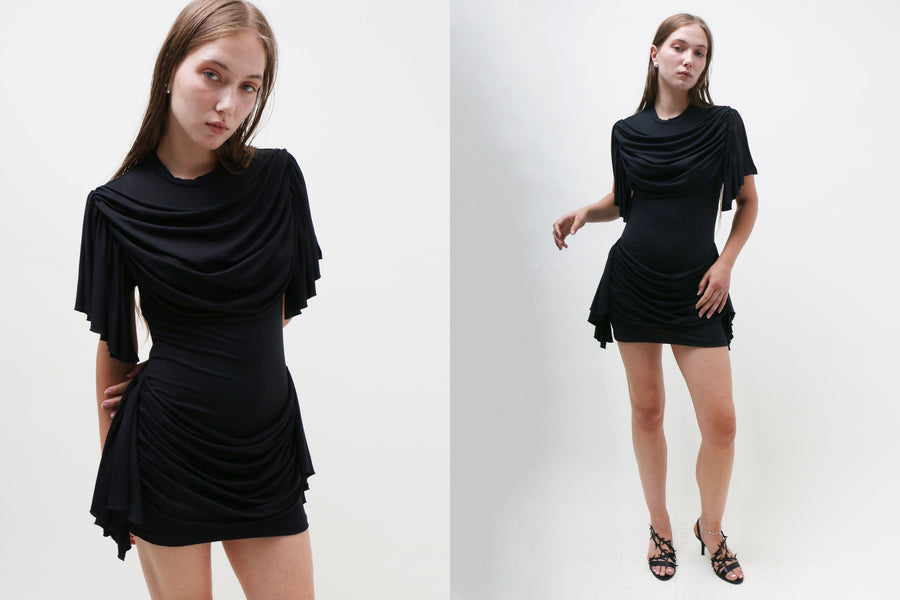 Maimoun Anne Isabella Dosania Drape Dress