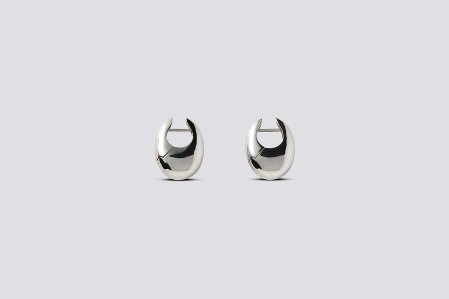 Maimoun Annika Inez Large Sloping Hinge Hoops