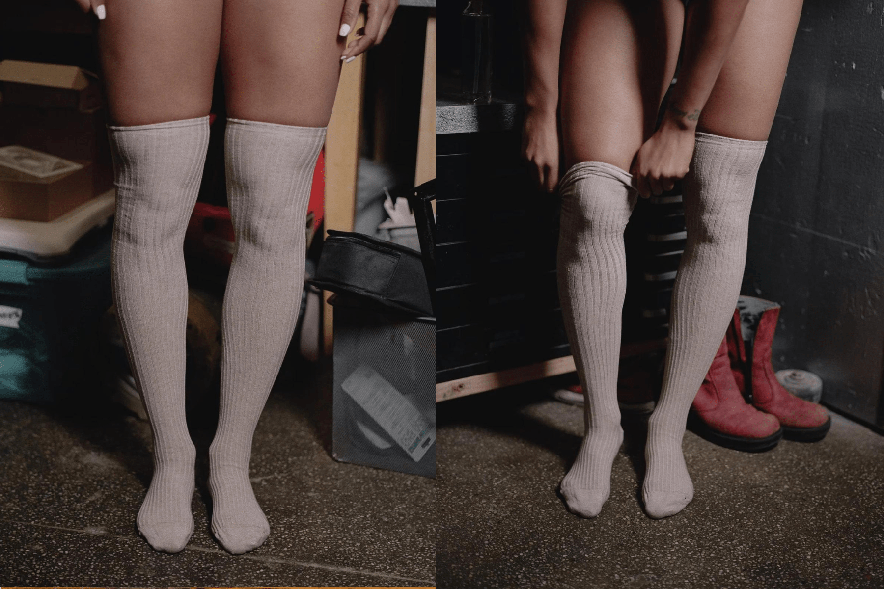 Maimoun Baserange Haptic Overknee Socks