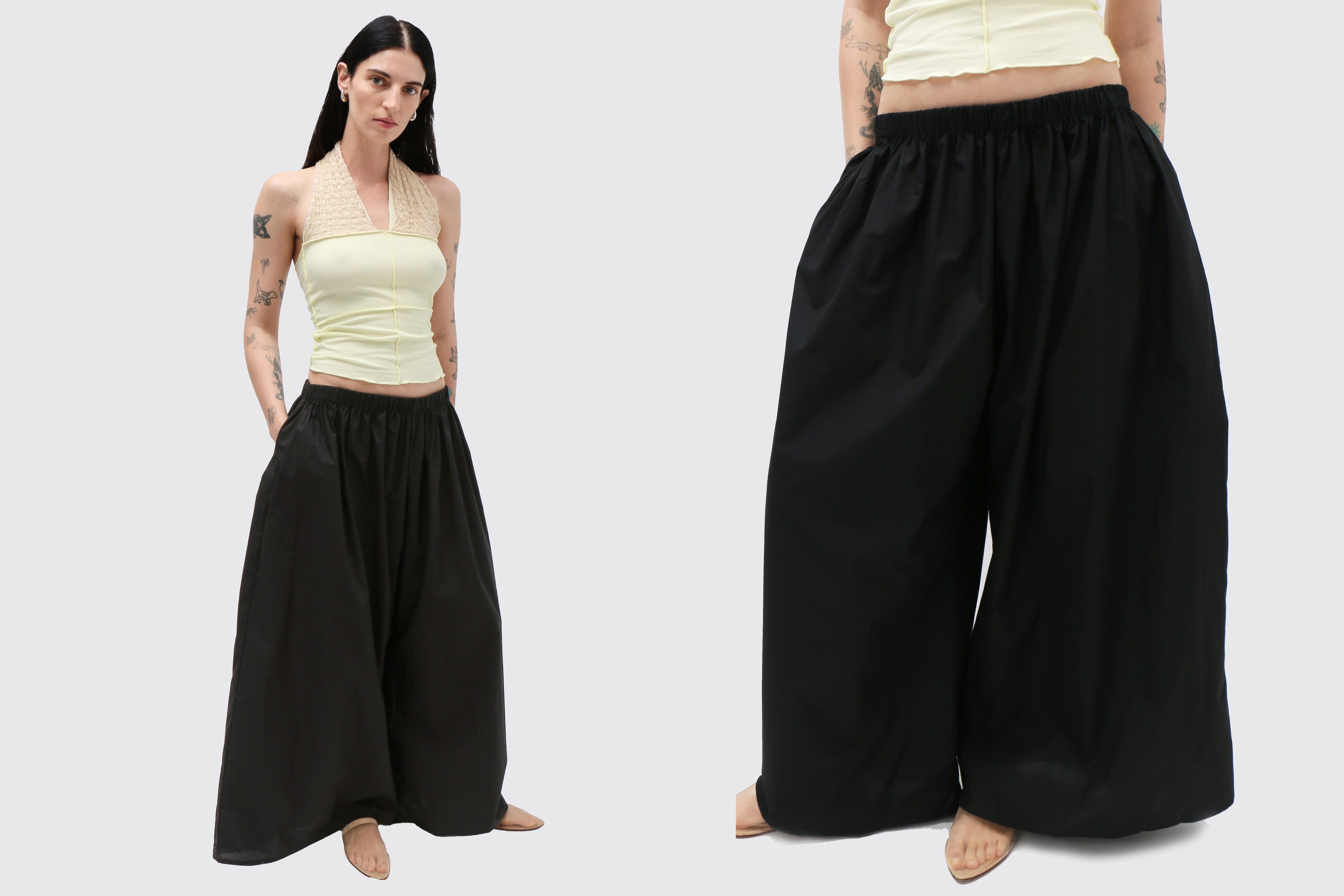 Maimoun Baserange Black Cable Pants