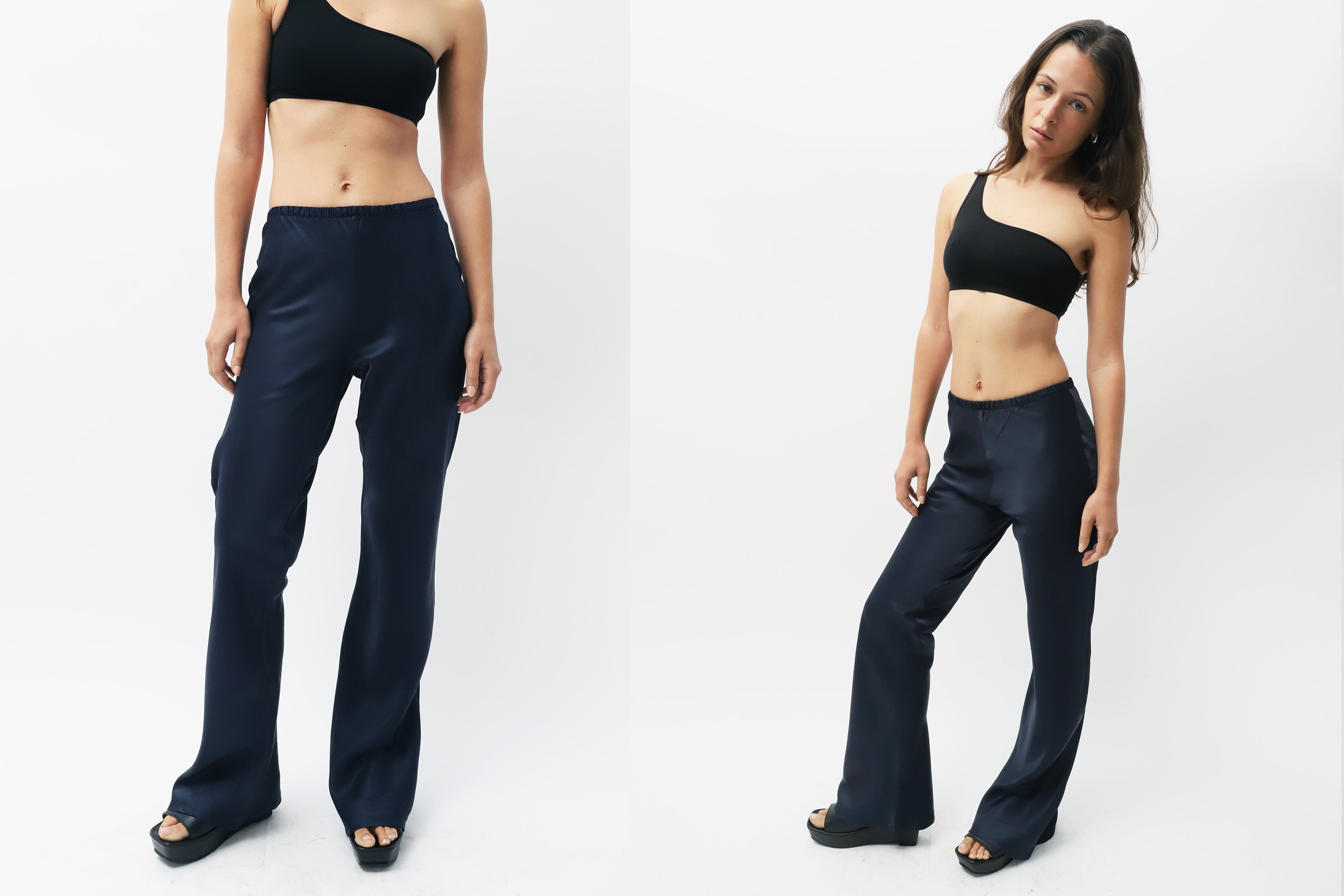 Maimoun Baserange Blue Black Dydine Pants