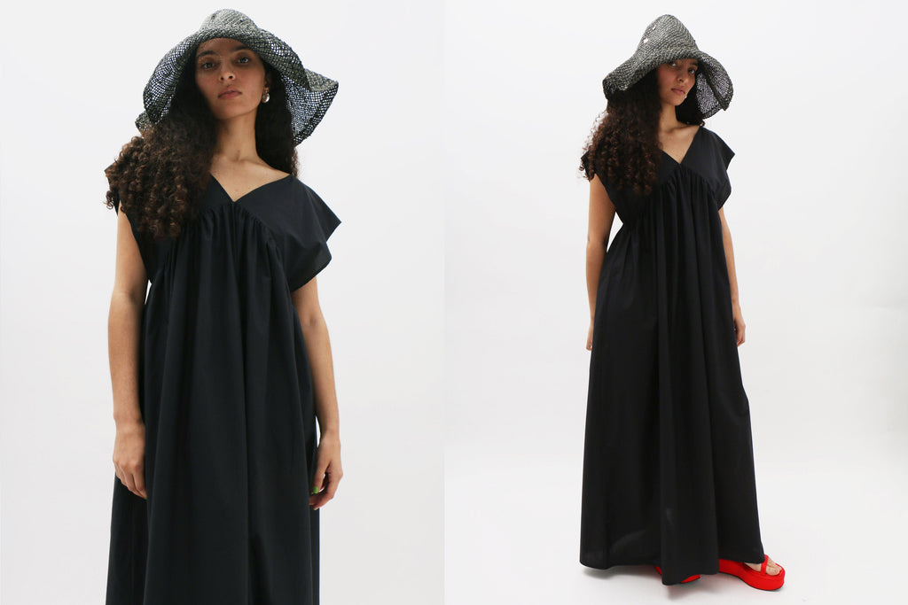 baserange｜2025ss CABLE DRESS Cable Dress in Assortment | Organic cotton poplin | en