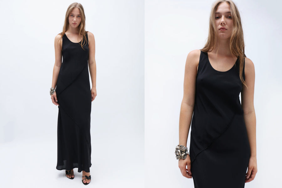 Maimoun Baserange Black Lava Dress