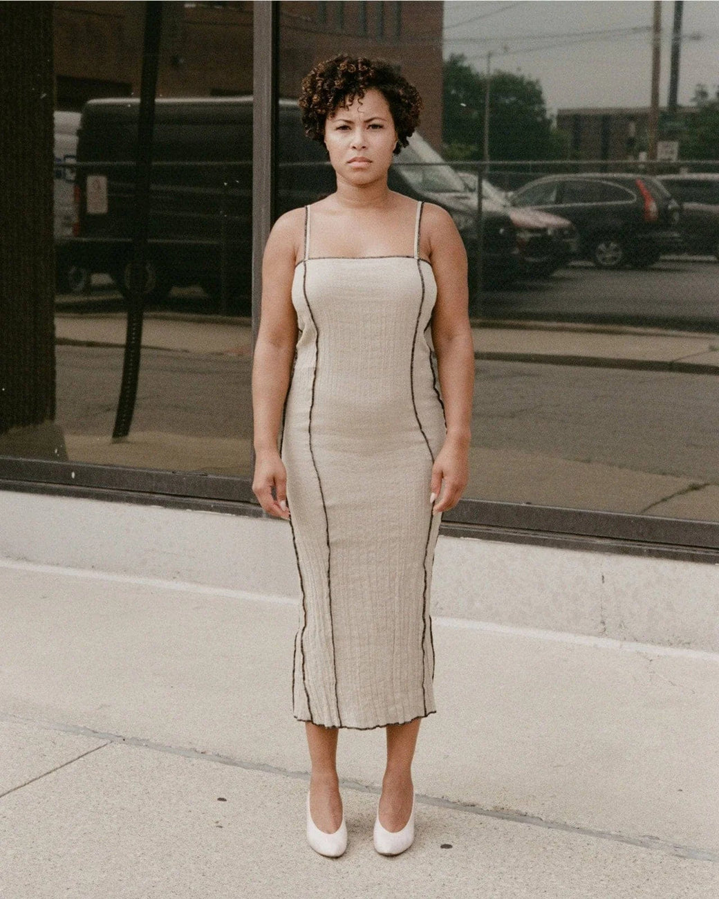 Baserange ~ Shok Slip Dress | MAIMOUN