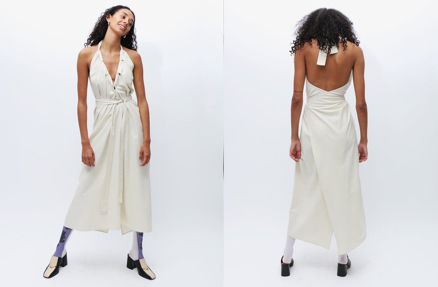 Maimoun Baserange Undyed Node Dress