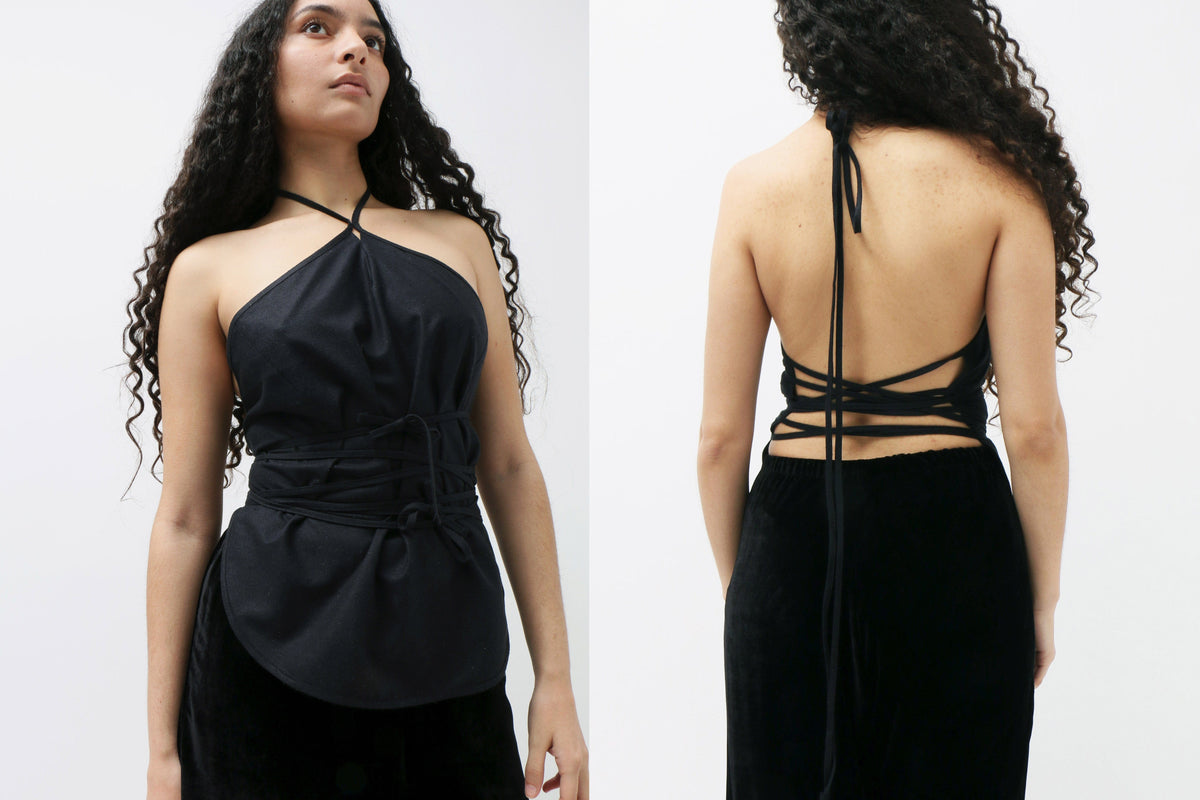 Baserange ~ Black Mar Top | MAIMOUN