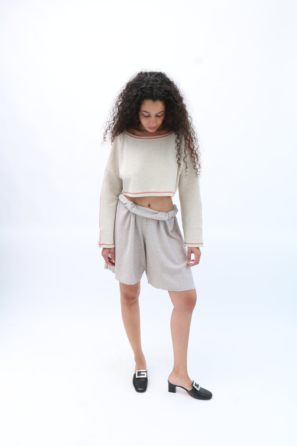 Baserange ~ Nape Crop Pullover | MAIMOUN