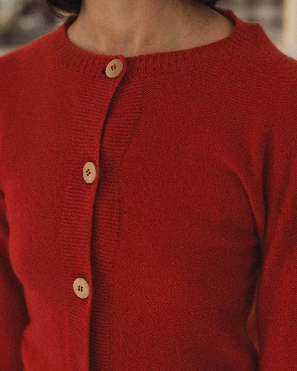 Baserange ~ Red Tier Cardigan | MAIMOUN Baserange ~ Red Tier Cardigan | MAIMOUN