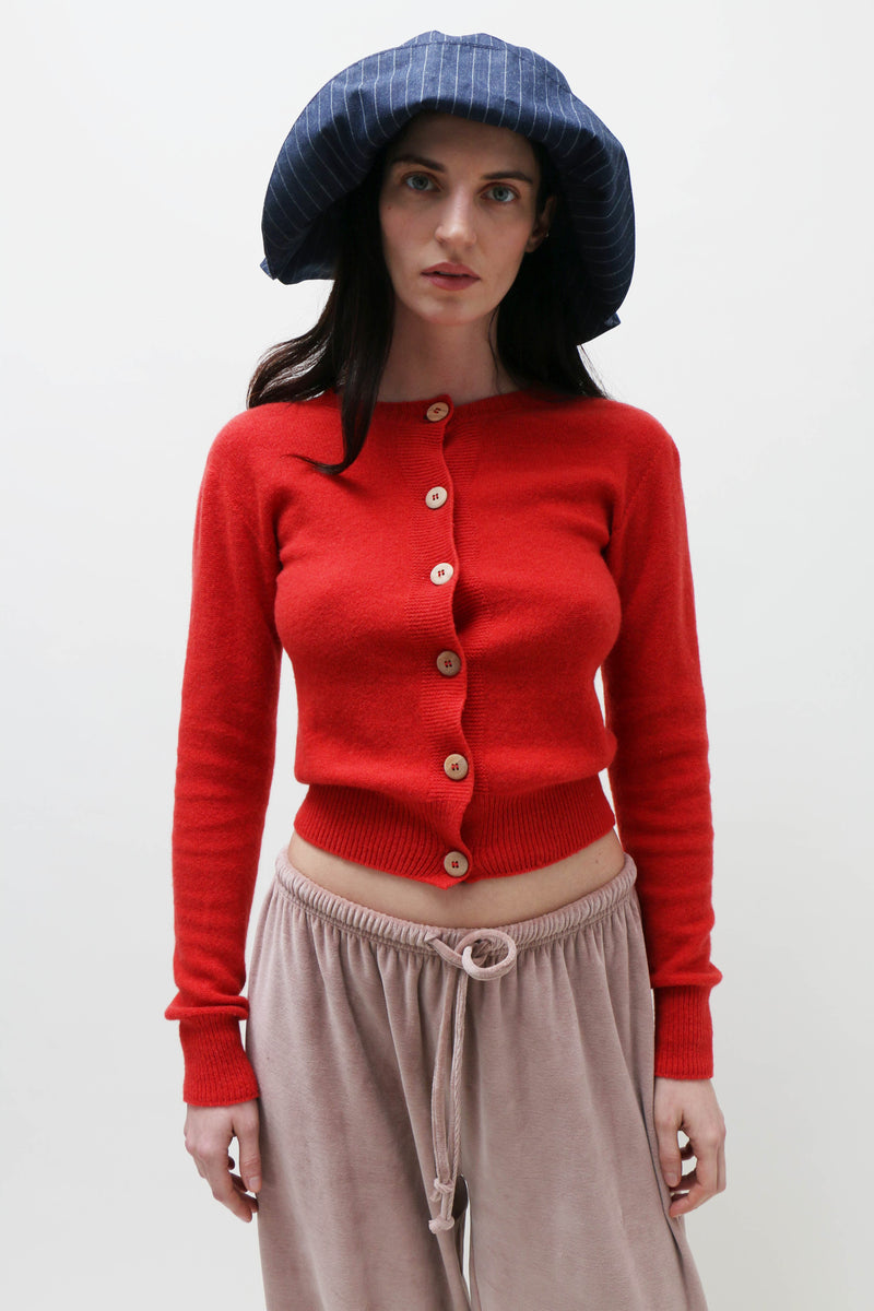 Baserange ~ Red Tier Cardigan | MAIMOUN