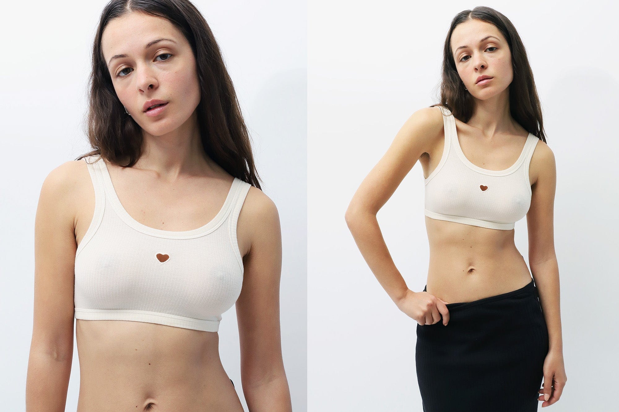 Maimoun Baserange Undyed Heart Bra