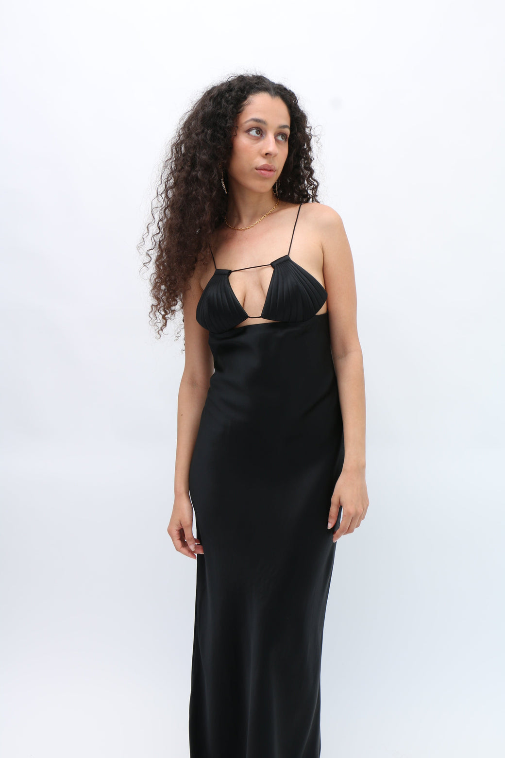 Black Mermaid Dress, L