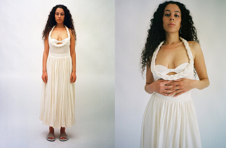 Maimoun Bevza Kosa Braid Dress