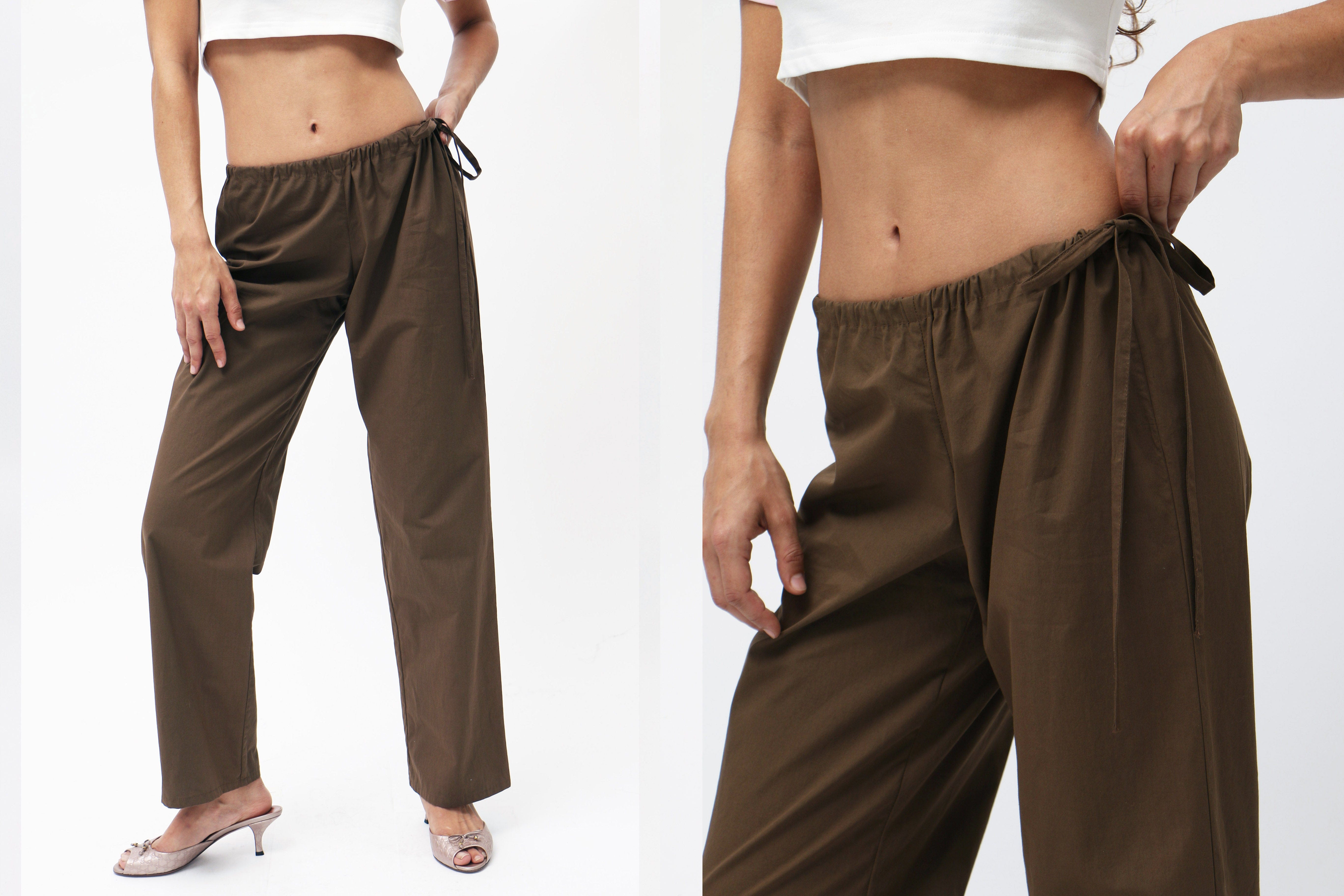 Maimoun Brooke Callahan Chocolate Tie Pants