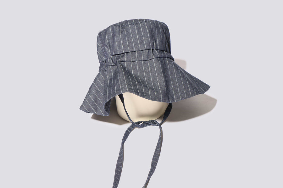 Maimoun Clyde Denim Pinstripe Forza Hat