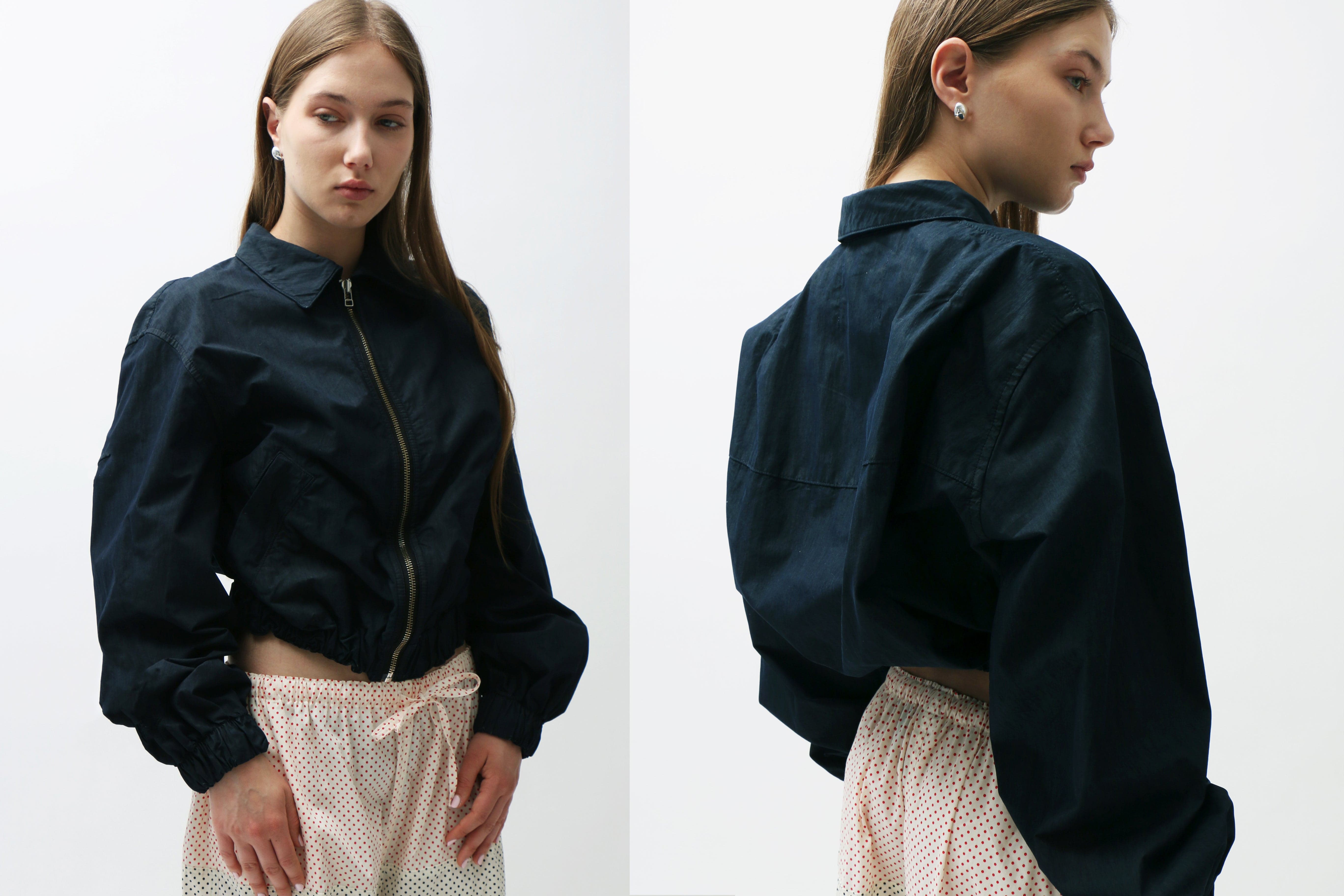 Maimoun Eckhaus Latta Anthracite Flight Jacket