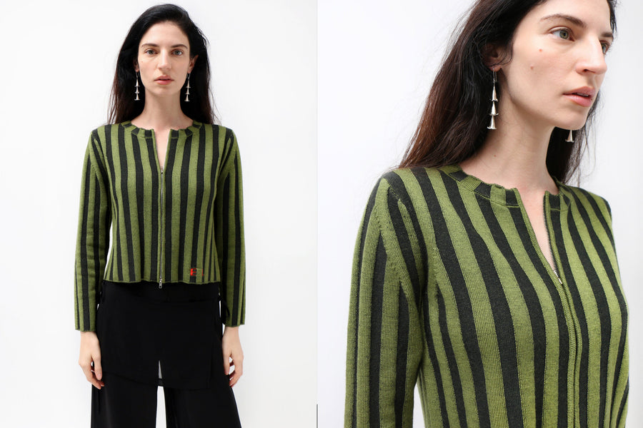 Maimoun Eckhaus Latta Blue Ridge Keyboard Cardigan