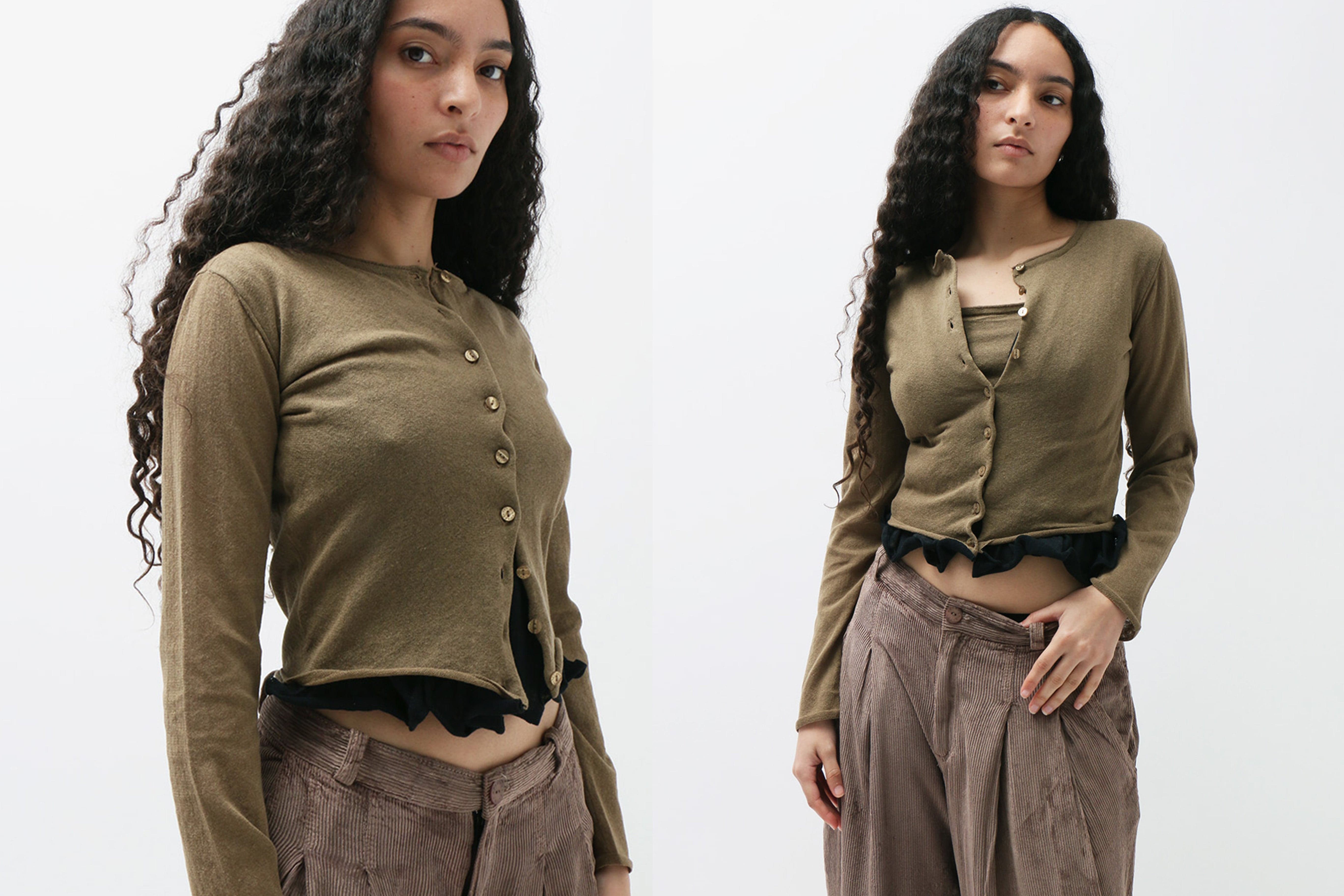ECKHAUS LATTA カーディガン Black Teddy Cardigan by Eckhaus Latta on Sale