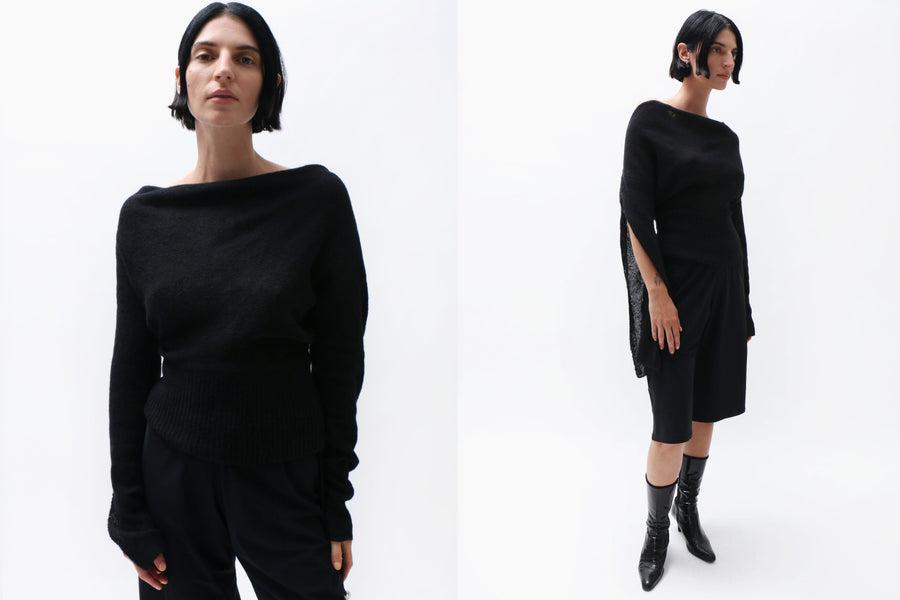 Maimoun Eckhaus Latta Grid Sweater