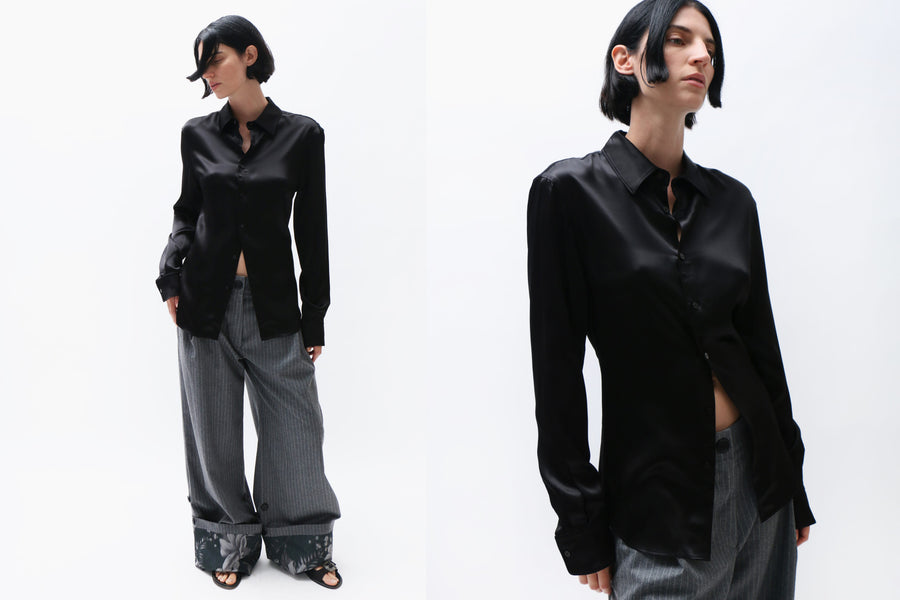 Maimoun Eckhaus Latta Molten Button Down
